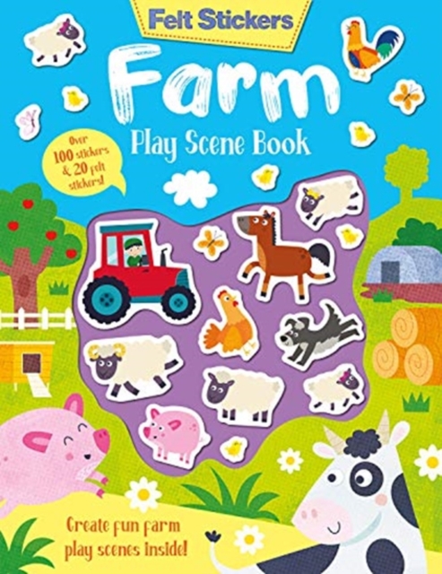 Felt Stickers Farm Play Scene Book, Paperback / softback Book