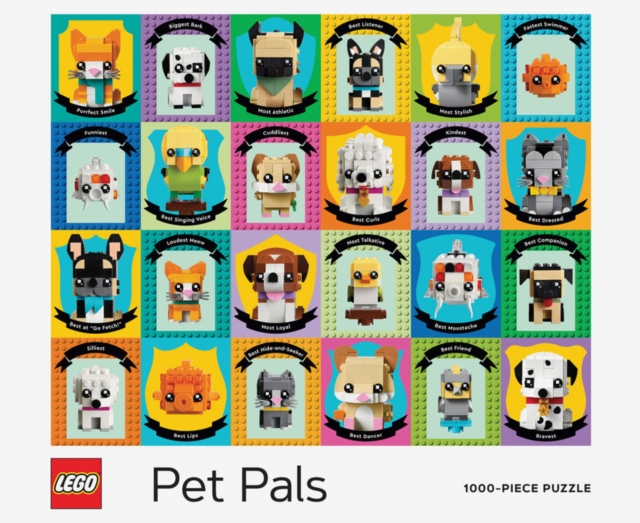 LEGO Pet Pals 1000-Piece Puzzle, Jigsaw Book