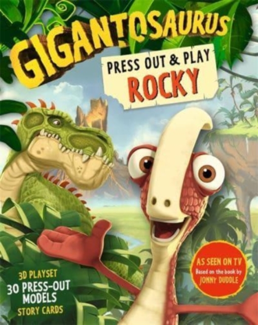 Gigantosaurus - Press Out and Play ROCKY : A 3D playset with press-out models and story cards!, Novelty book Book