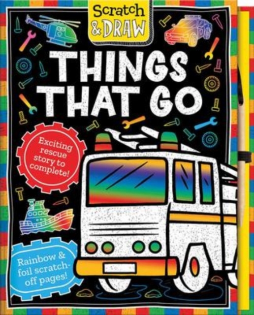 Scratch and Draw Things that Go, Hardback Book