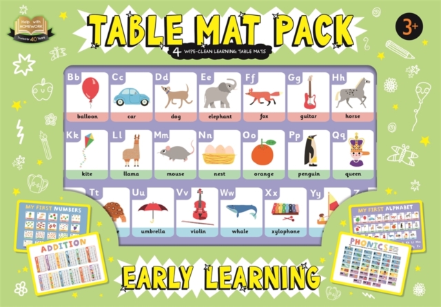 Table Mat Pack: Early Learning, Wallchart Book