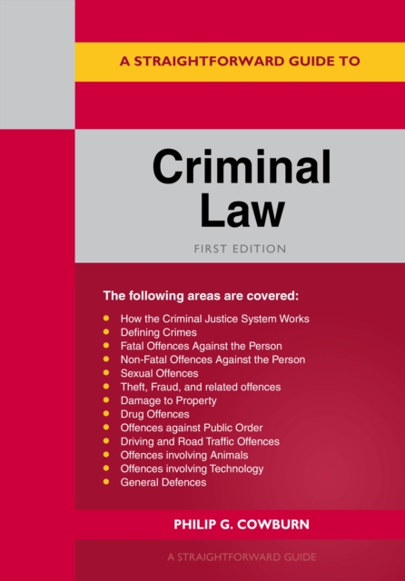 A Straightforward Guide To Criminal Law, Paperback / softback Book