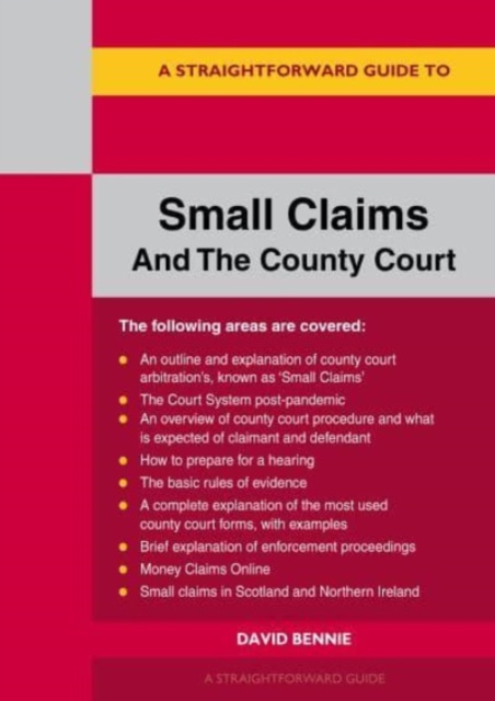 A Straightforward Guide To Small Claims And The County Court, Paperback / softback Book