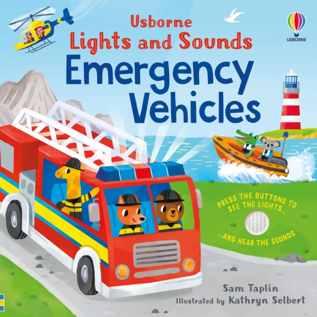 Lights and Sounds Emergency Vehicles, Board book Book