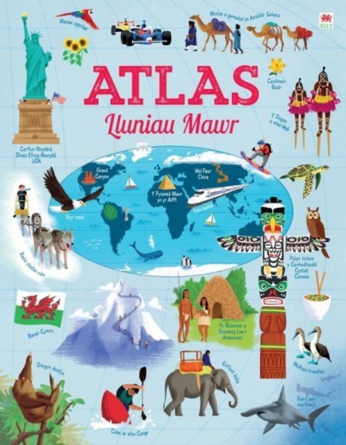 Atlas Lluniau Mawr, Hardback Book