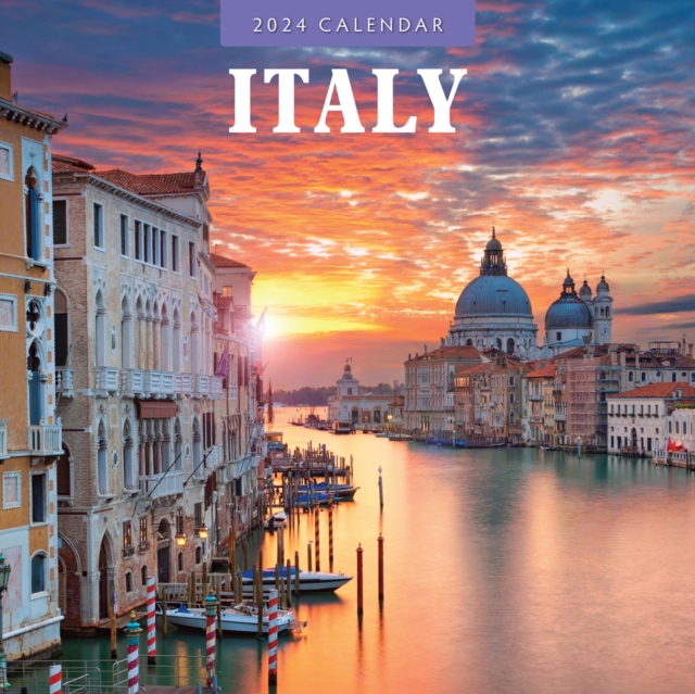 Italy 2024 Square Wall Calendar, Paperback / softback Book