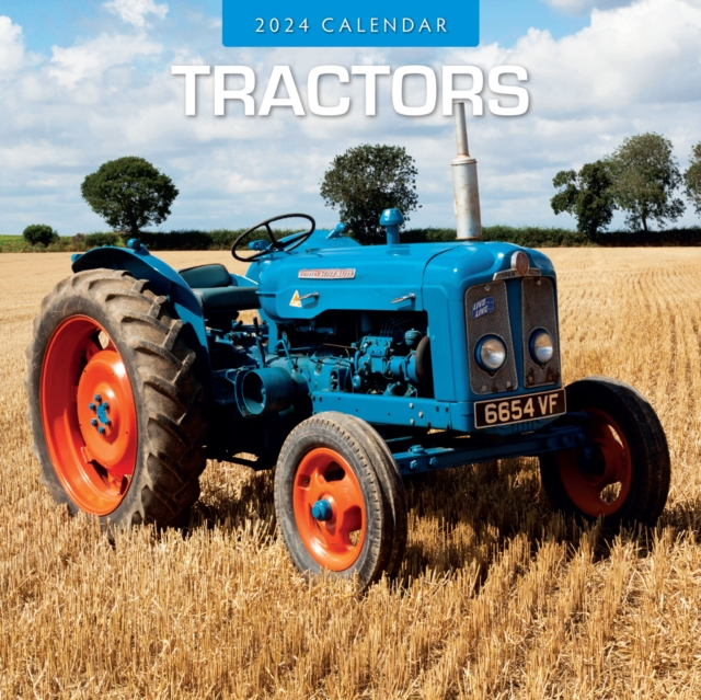 Tractors 2024 Square Wall Calendar, Paperback / softback Book