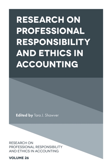Research on Professional Responsibility and Ethics in Accounting, Hardback Book