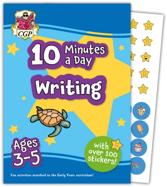 New 10 Minutes a Day Writing for Ages 3-5 (with reward stickers), Paperback / softback Book