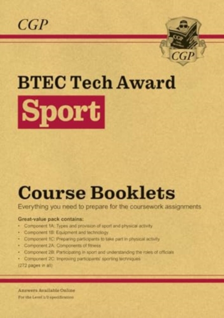 New BTEC Tech Award in Sport: Course Booklets Pack (with Online Edition), Paperback / softback Book