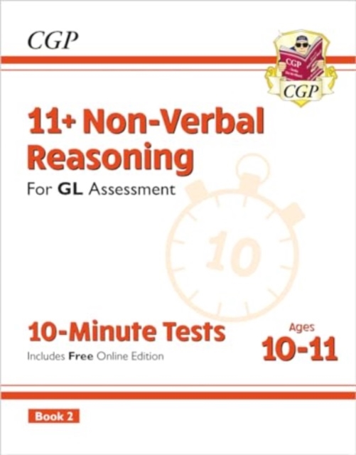 11+ GL 10-Minute Tests: Non-Verbal Reasoning - Ages 10-11 Book 2 (with Online Edition), Multiple-component retail product, part(s) enclose Book