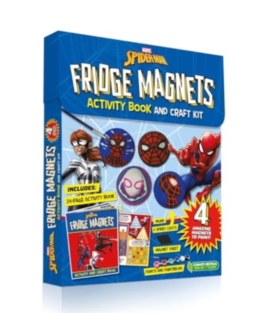 Marvel Spider-Man: Fridge Magnets Activity Book and Craft Kit, Paperback / softback Book