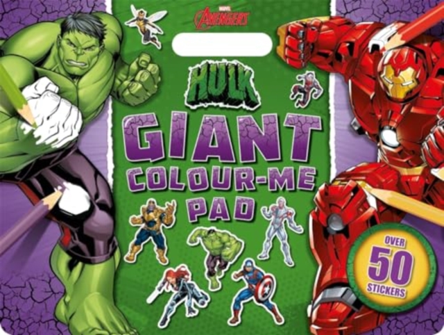 Marvel Avengers Hulk: Giant Colour Me Pad, Paperback / softback Book