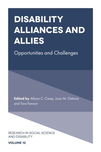 Disability Alliances and Allies : Opportunities and Challenges, Hardback Book