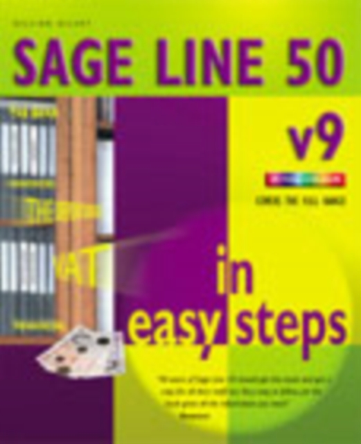 Sage Line 50 V9 in Easy Steps : v. 7-9, Paperback Book