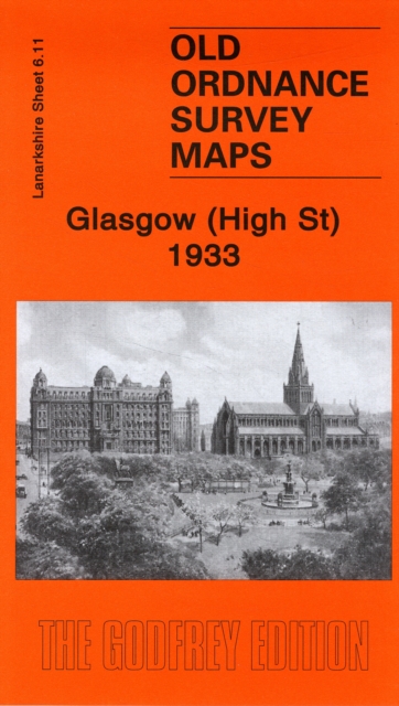 Glasgow (High St) 1933 : Lanarkshire Sheet 6.11, Sheet map, folded Book
