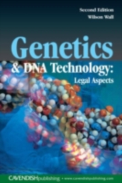 Genetics and DNA Technology: Legal Aspects, PDF eBook