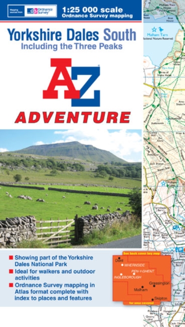 Yorkshire Dales (South) Adventure Atlas, Paperback Book