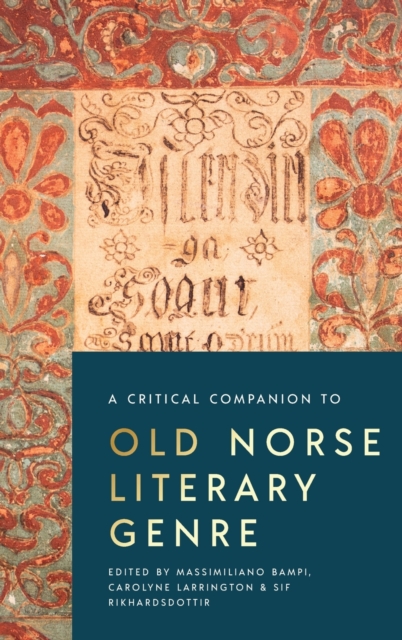 A Critical Companion to Old Norse Literary Genre, Hardback Book