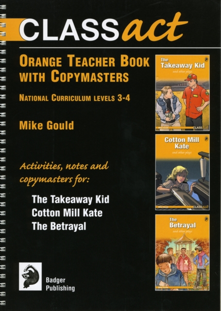 Class Act Orange Teacher Book with Copymasters, Mixed media product Book