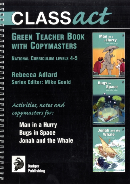 Class Act Green Teacher Book with Copymasters, Spiral bound Book