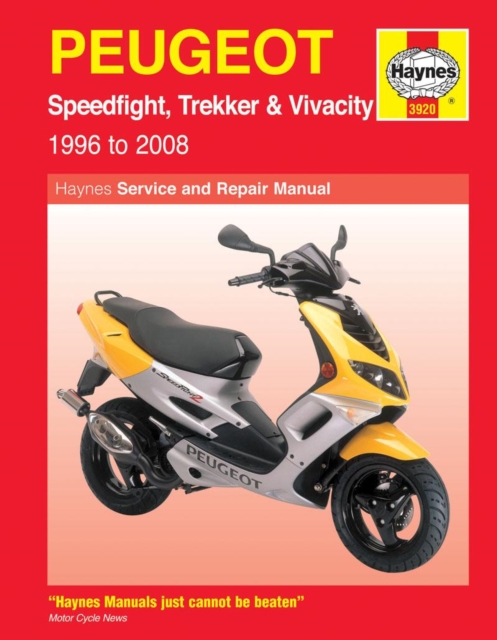 Peugeot Speedfight, Trekker & Vivacity Scooters ('96 - '08), Paperback / softback Book