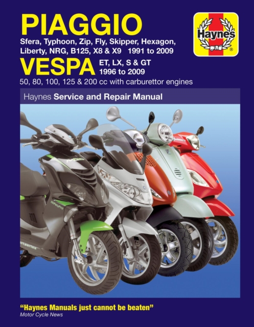 Piaggio (Vespa) Scooters (91 - 09), Paperback / softback Book