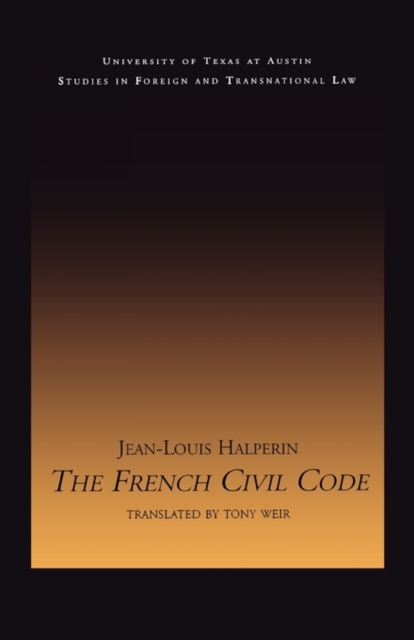 The French Civil Code, Paperback / softback Book