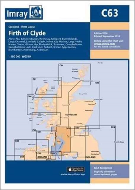 Imray Chart C63 : Firth of Clyde, Paperback / softback Book