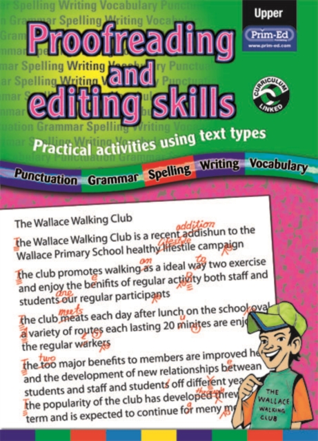 Proofreading and Editing Skills : Practical Activities Using Text Types Upper, Paperback / softback Book