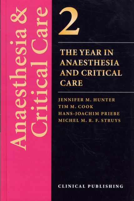Anaesthesia and Critical Care, Hardback Book