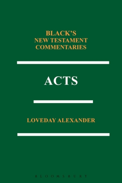 Acts: Black's New Testament Commentaries Series, Paperback / softback Book