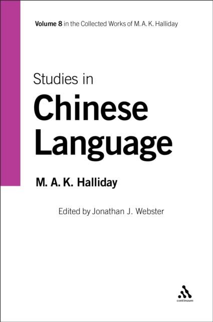 Studies in Chinese Language : Volume 8, PDF eBook