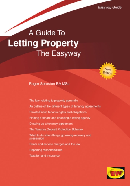 Letting Property : The Easyway, Paperback Book