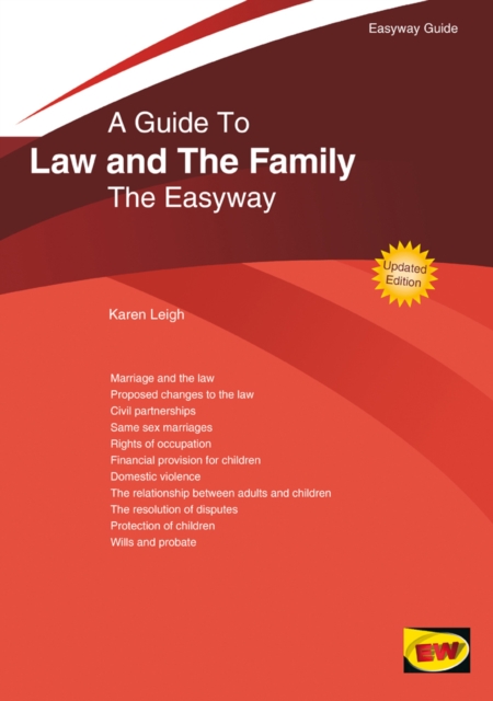 A Guide To Law And The Family : The Easyway. Revised Edition 2020, Paperback / softback Book