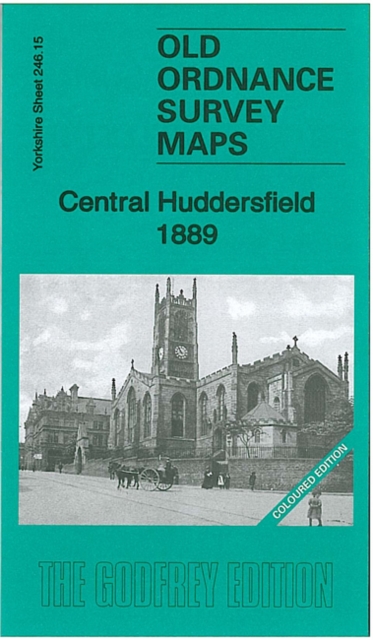 Central Huddersfield 1889 : Yorkshire Sheet 246.15a, Sheet map, folded Book