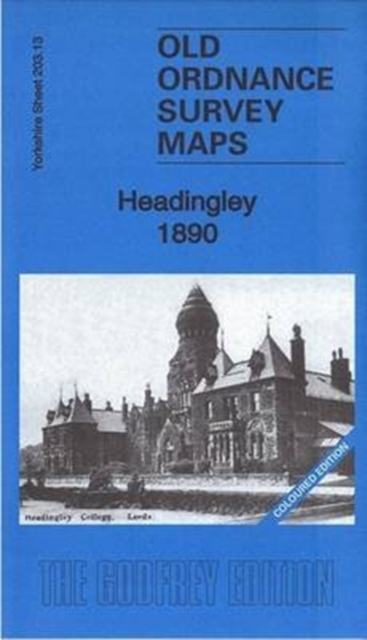 Headingley 1890: Yorkshire Sheet 203.13a : Coloured Edition, Sheet map, folded Book