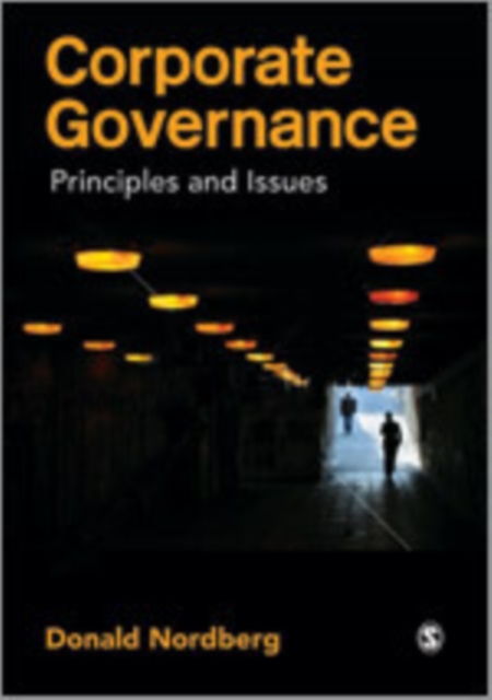 Corporate Governance : Principles and Issues, Hardback Book