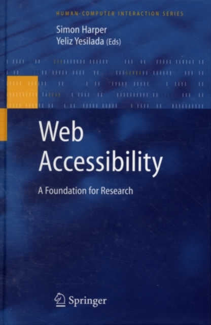 Web Accessibility : A Foundation for Research, PDF eBook