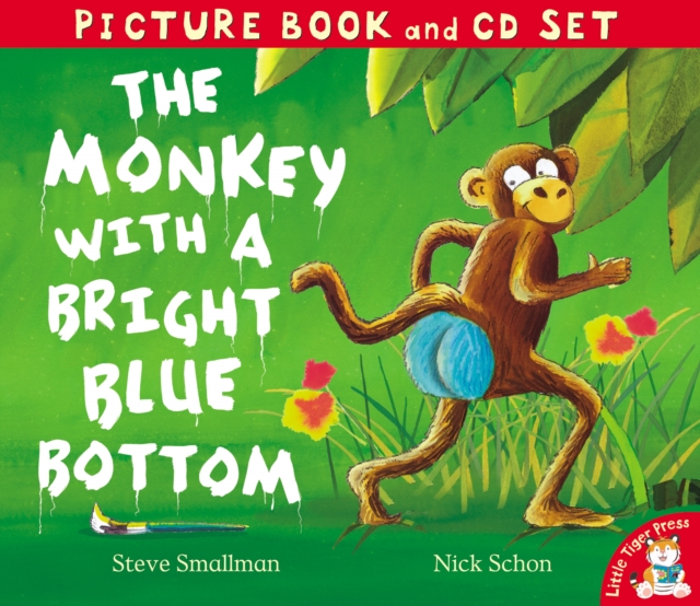 The Monkey with a Bright Blue Bottom, Mixed media product Book