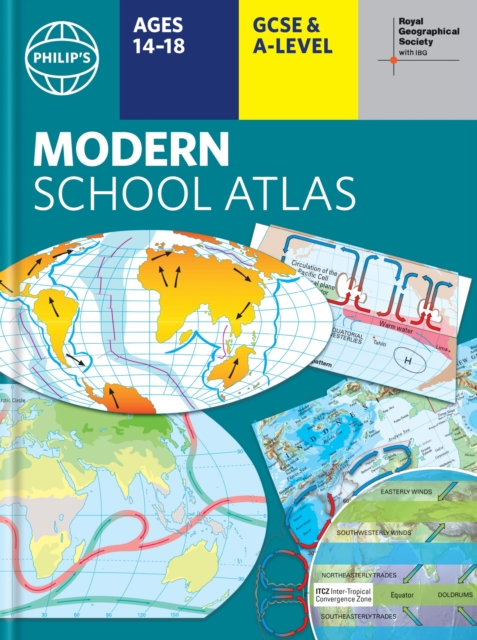 Philip's RGS Modern School Atlas : Hardback 101st edition, Hardback Book