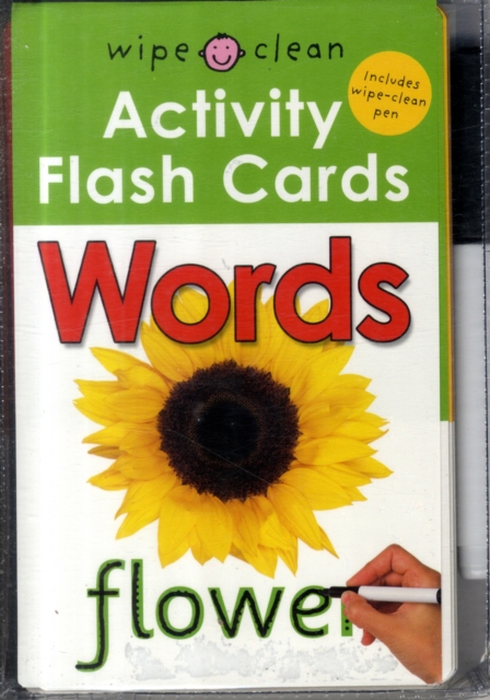 Words : Wipe Clean Activity Flashcards, Hardback Book