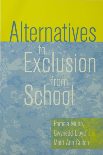 Alternatives to Exclusion from School, PDF eBook