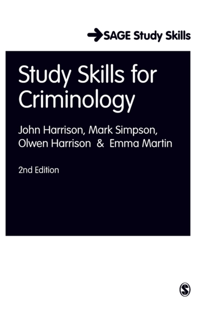 Study Skills for Criminology, Hardback Book