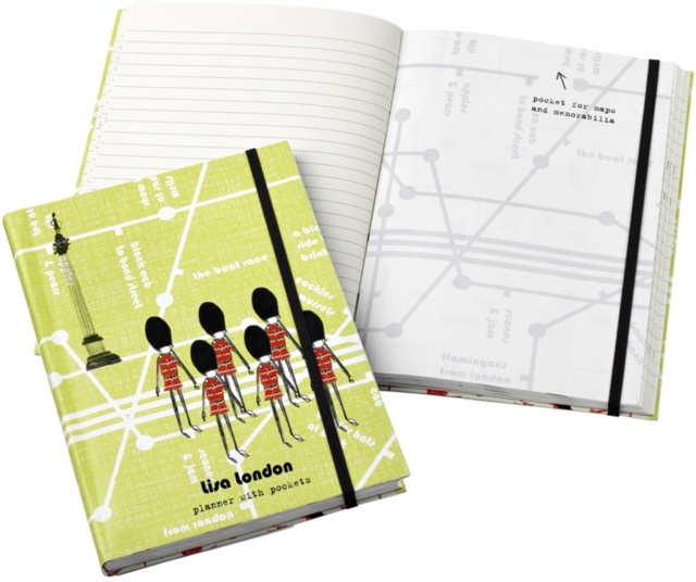 Lisa London Notebook with Pockets, Paperback Book