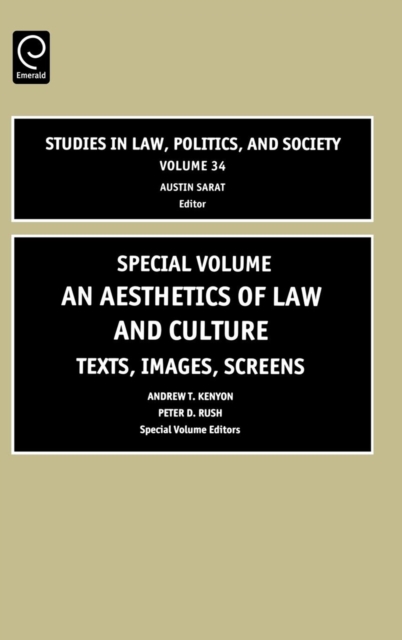 Aesthetics of Law and Culture : Texts, Images, Screens, PDF eBook