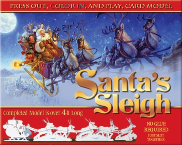 Press Out & Build Santa's Sleigh, Mixed media product Book