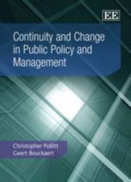 Continuity and Change in Public Policy and Management, PDF eBook