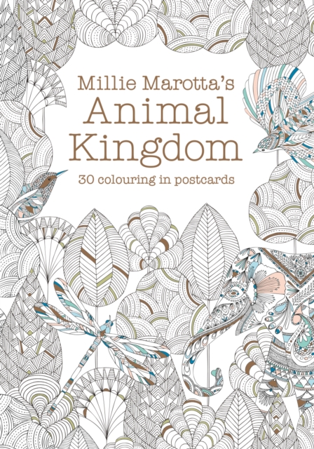 Millie Marotta's Animal Kingdom Postcard Book : 30 beautiful cards for colouring in, Postcard book or pack Book