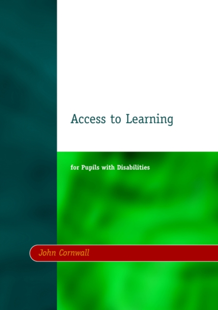 Access to Learning for Pupils with Disabilities, Paperback / softback Book